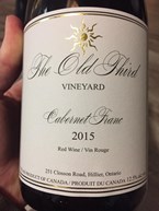 Prince Edward County The Old Third Vineyard 2015